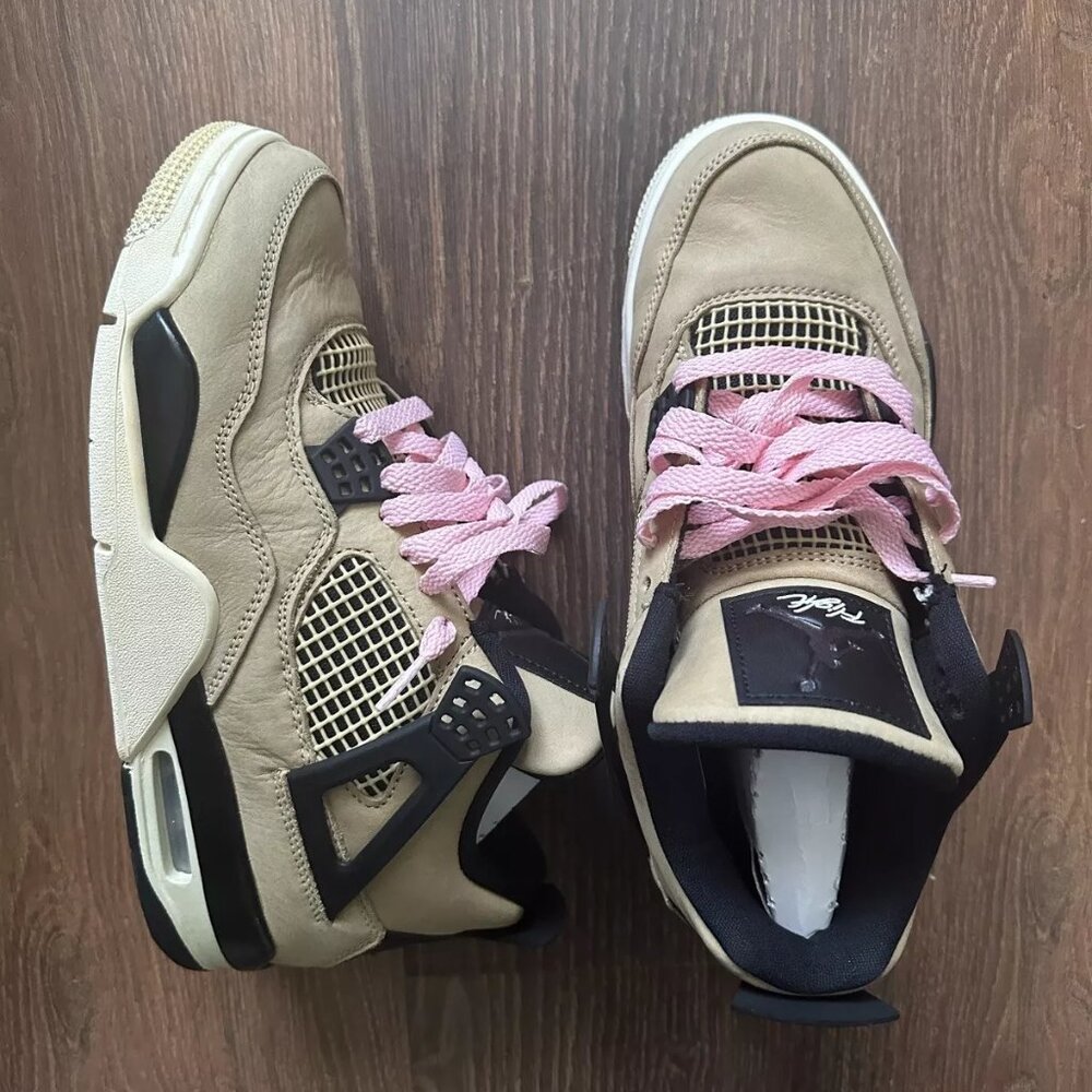 Size 8W/6.5M - Jordan 4 Retro Mushroom 2019 Woman - [AQ9129-200]